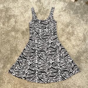 Zebra Striped Dress